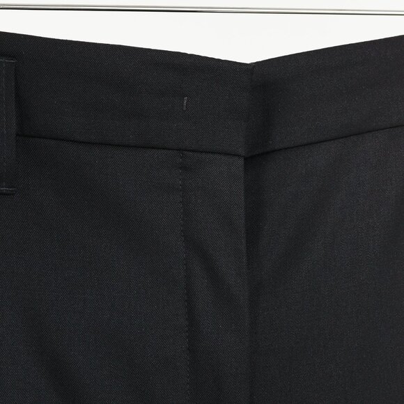 Dorothee Schumacher Black Wool Cropped Tuxedo-Stripe Trousers - Picture 7 of 11